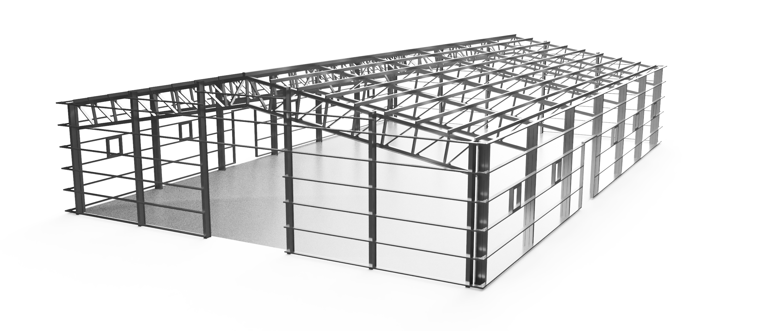 RX Grüne Trapezplatte 20x30x5 m - 0,5 mm Modell 1007