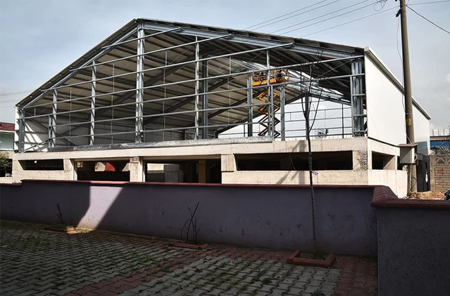 Sandwichplatten Halle 20x50m