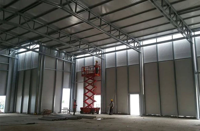 Sandwichplatten Halle 20x50m