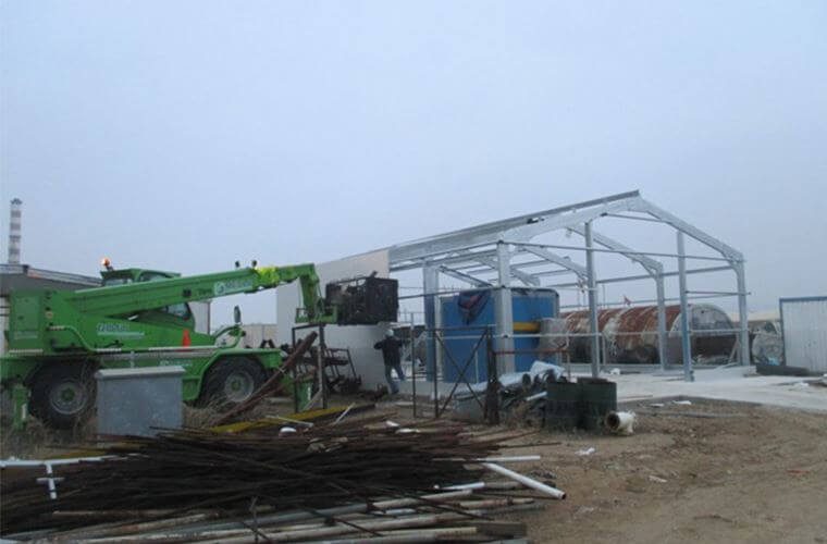 Sandwichplatten Halle 20x50m