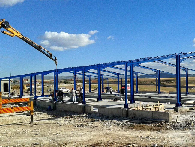 Sandwichplatten Halle 20x50m