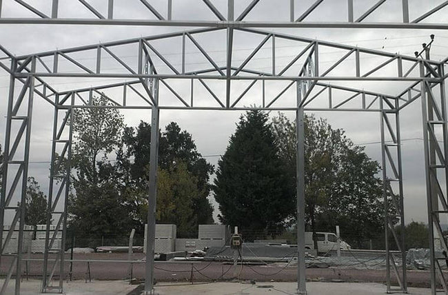 Sandwichplatten Halle 20x50m