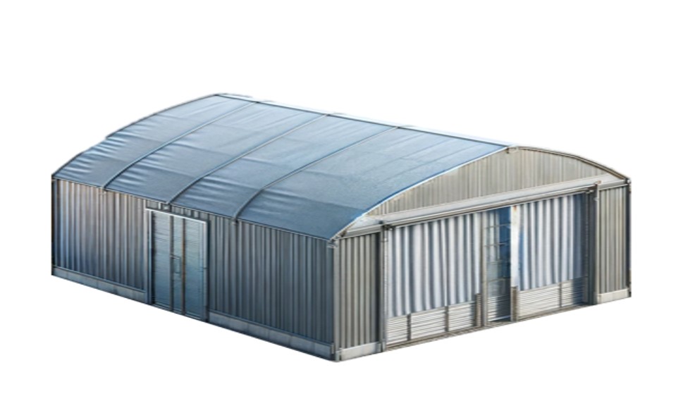 Lager Stahlbau zelt dach medium 12x25 meter
