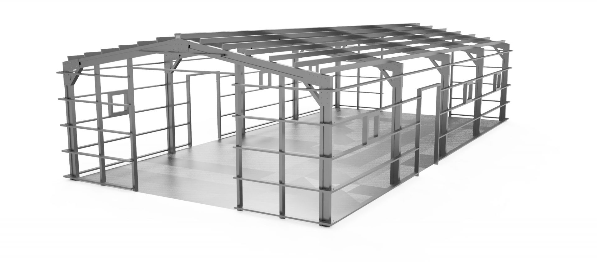 SX Grüne Trapezplatte 15x20 m - 0,5 mm, Modell Nr. 1215 